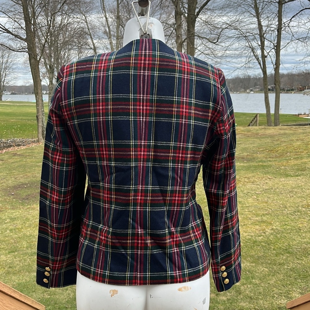 JoS.A.Bank tartan plaid blazer 6-8 - Picture 4 of 9